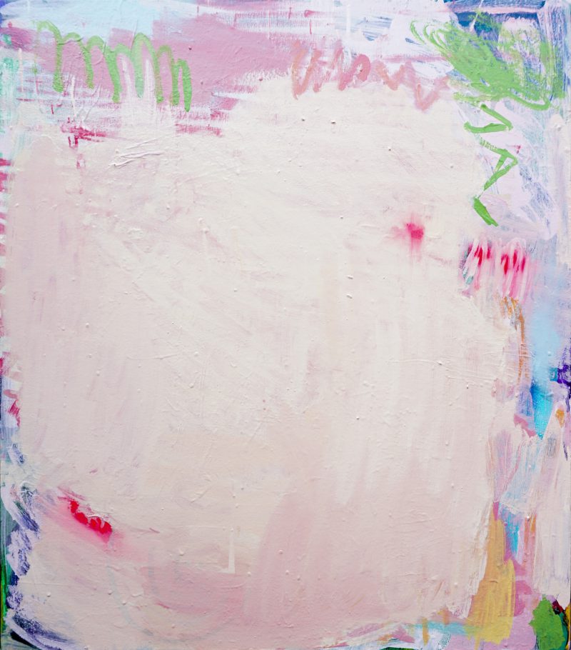 Alizon Gray, Florentine 2017
oil, acrylic and aerosol on canvas
85 x 74 cm
