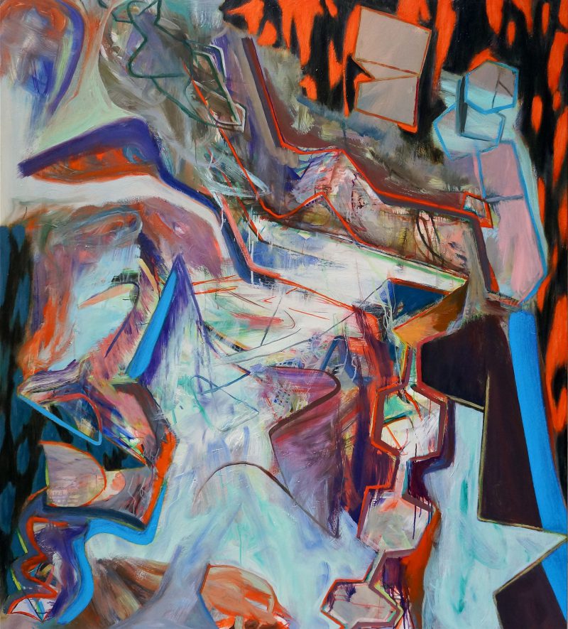 David Palliser, Gulf 2017
oil on canvas
168 x 152 cm
