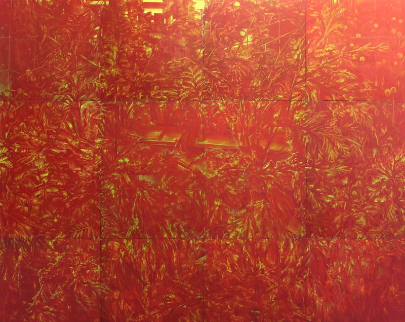 Karla Marchesi, Florescence 2015
oil on composite board
190.5 x 240.5 cm
