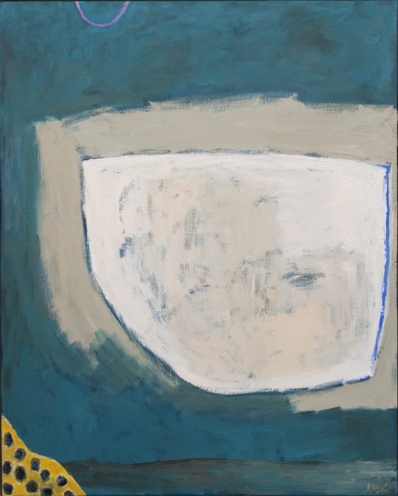 Robyn Kinsela, A floating moment in space 2018
oil on canvas
76 x 61 cm
