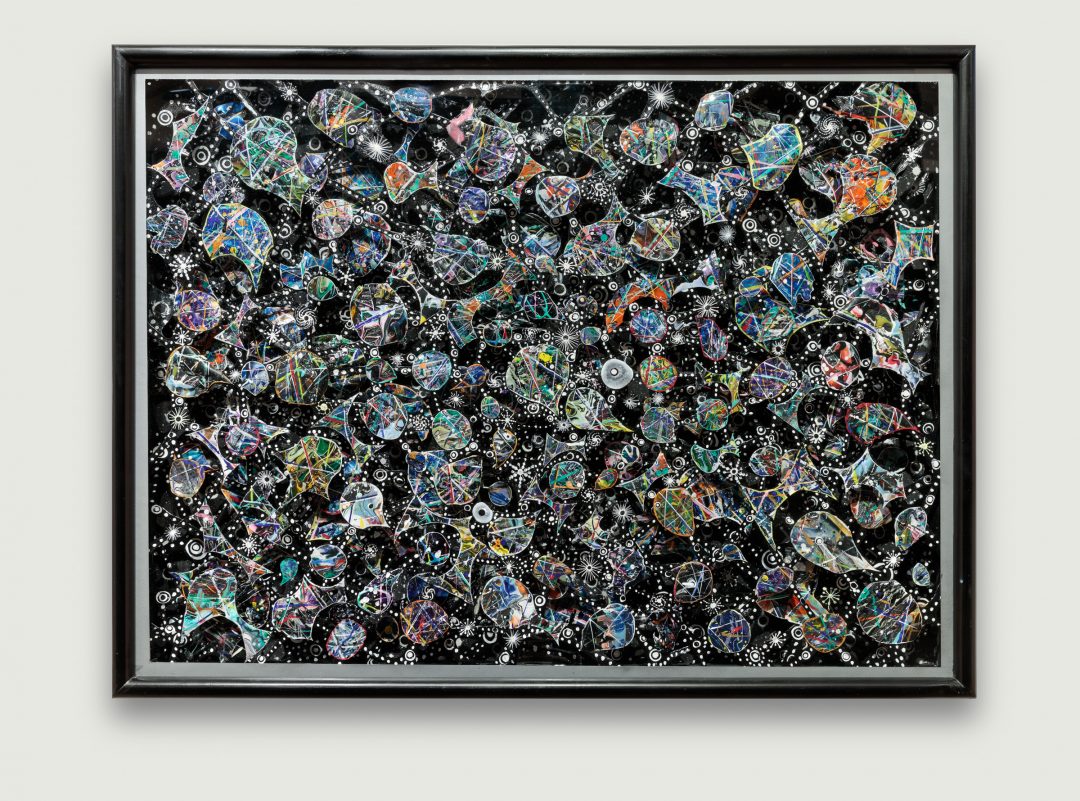 Asher Bilu KR 12  2021, resin and pigment on board, 91 x 122 cm. Winner of the 2022 Local Art Prize

