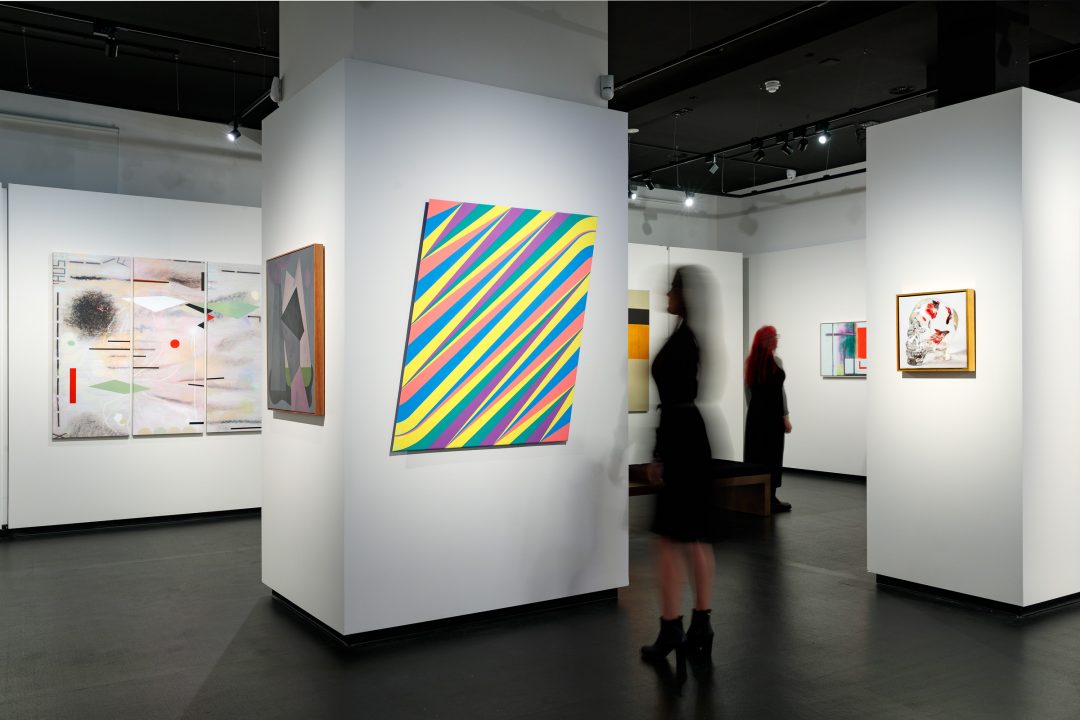 Installation view of the 2022 Bayside Acquisitive Art Prize finalist exhibition
